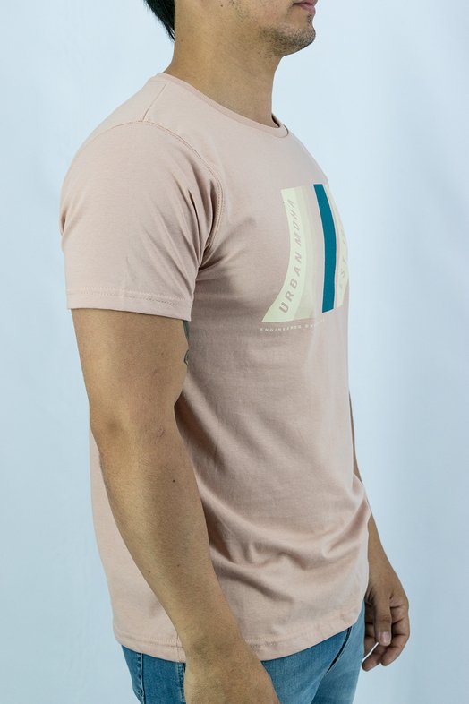REMERA MC U LINEAS DIAGONALES